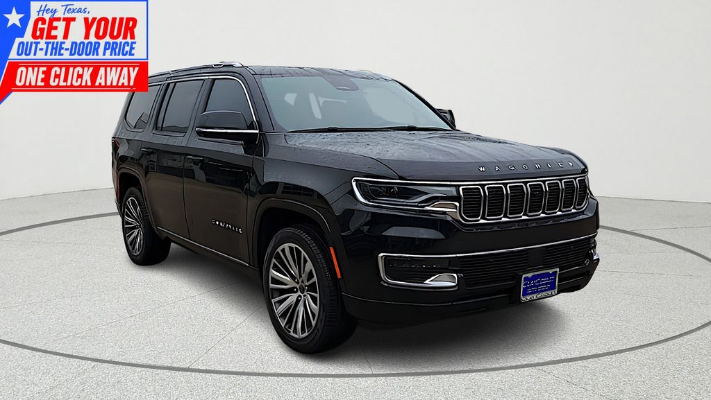 Diamond Black Crystal Pearlcoat 2025 Jeep Wagoneer Series II 4WD SUV / Crossover Four-Wheel Drive 8-Speed Automatic