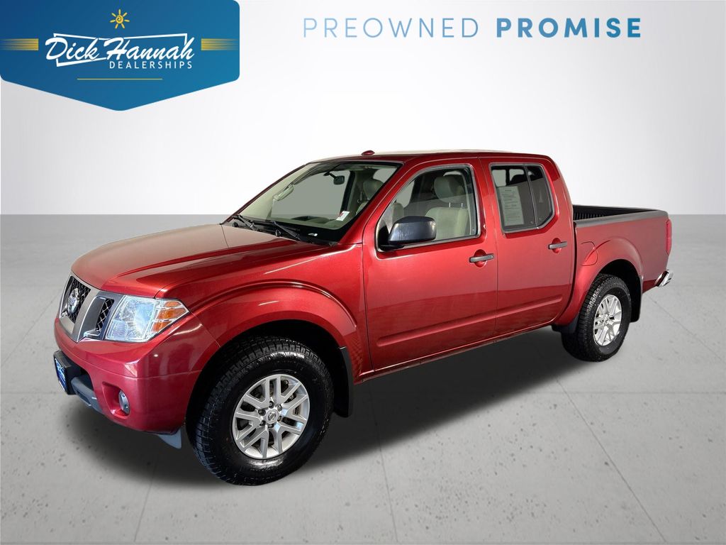 Cayenne Red 2015 Nissan Frontier Pickup Truck Four-Wheel Drive 5-Speed Automatic Overdrive
