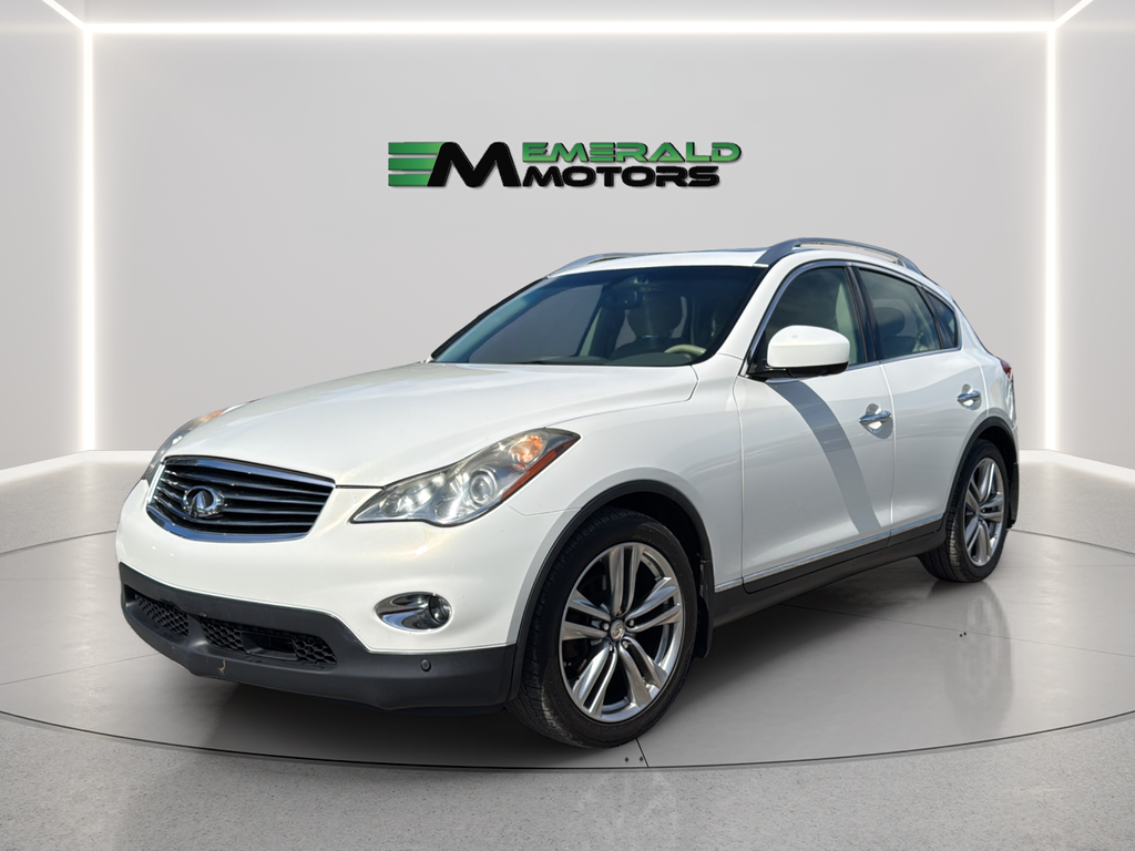 Moonlight White 2011 INFINITI EX35 Journey AWD SUV / Crossover All-Wheel Drive 7-Speed Automatic