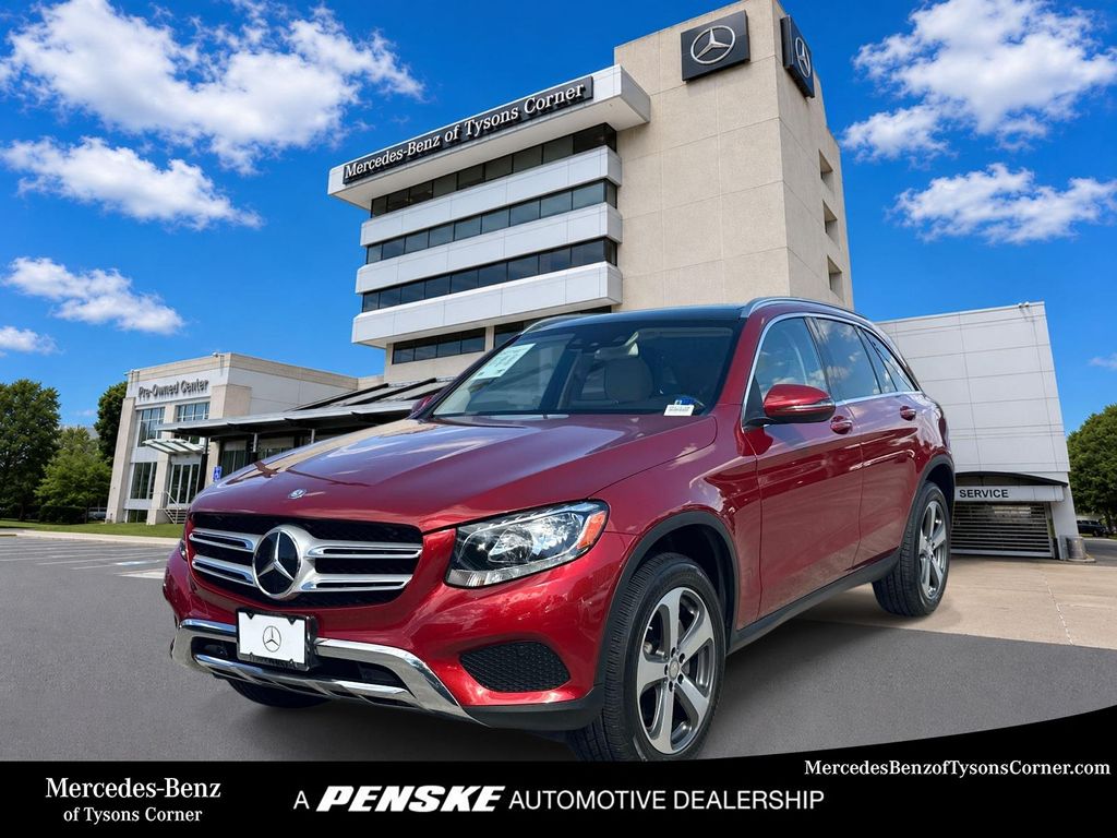 Cardinal Red Metallic 2016 Mercedes-Benz GLC 300 4MATIC SUV / Crossover All-Wheel Drive 9-Speed Automatic