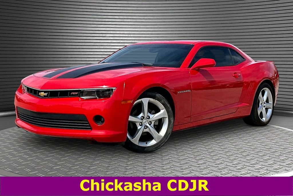 Red Hot 2015 Chevrolet Camaro 1LT Coupe RWD Coupe Rear-Wheel Drive 6-Speed Automatic