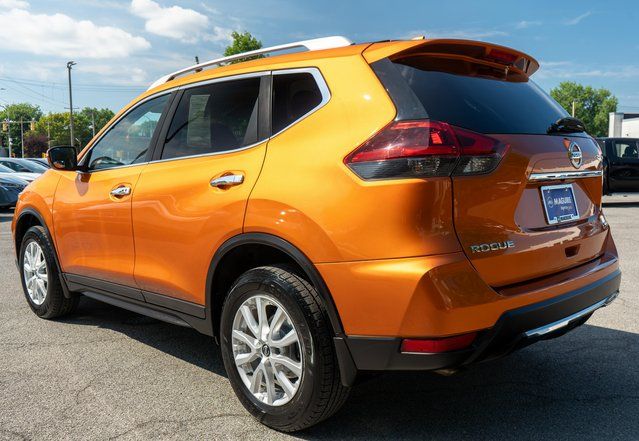 2018 Nissan Rogue SV Orange at South Hills Kia