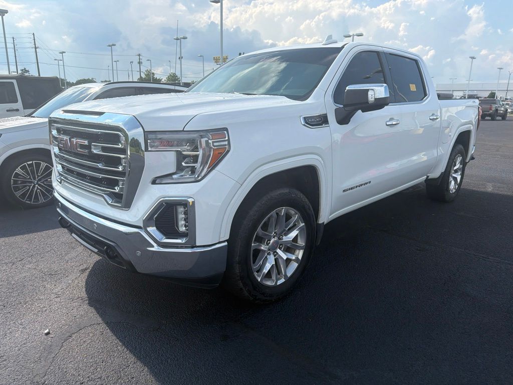 Summit White 2019 GMC Sierra 1500 Pickup Truck Four-Wheel Drive 8-Speed Automatic