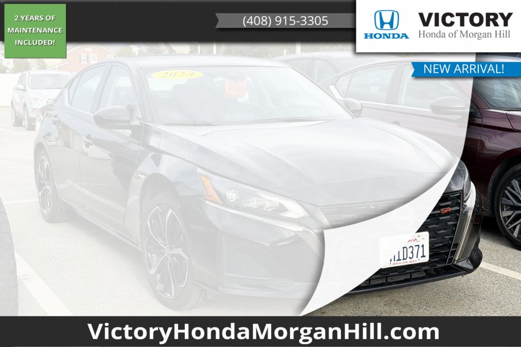 Super Black 2024 Nissan Altima Sedan Front-Wheel Drive Continuously Variable Transmission