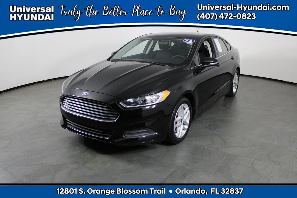 Shadow Black 2016 Ford Fusion Sedan Front-Wheel Drive 6-Speed Automatic