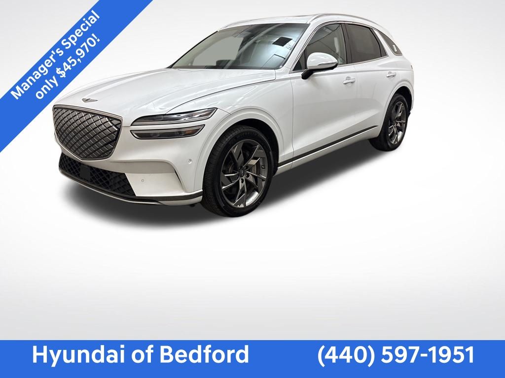 Alta White 2025 Genesis GV70 Electrified Advanced AWD SUV / Crossover All-Wheel Drive 1-Speed Automatic