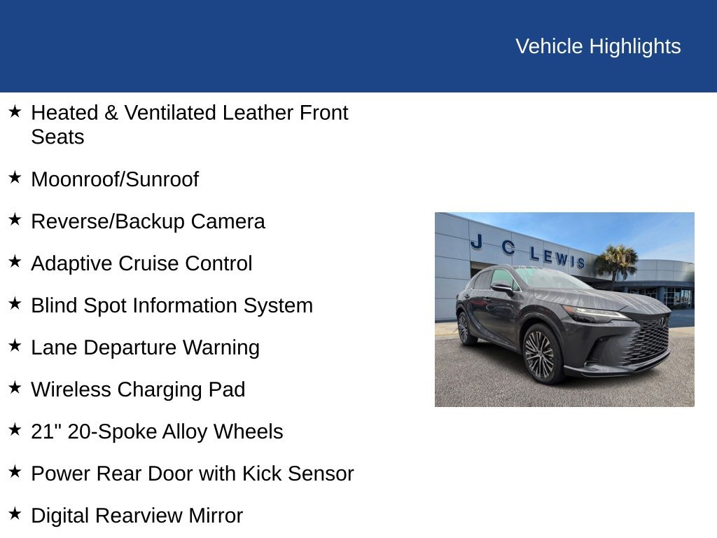 2024 Lexus RX 350h Premium Plus