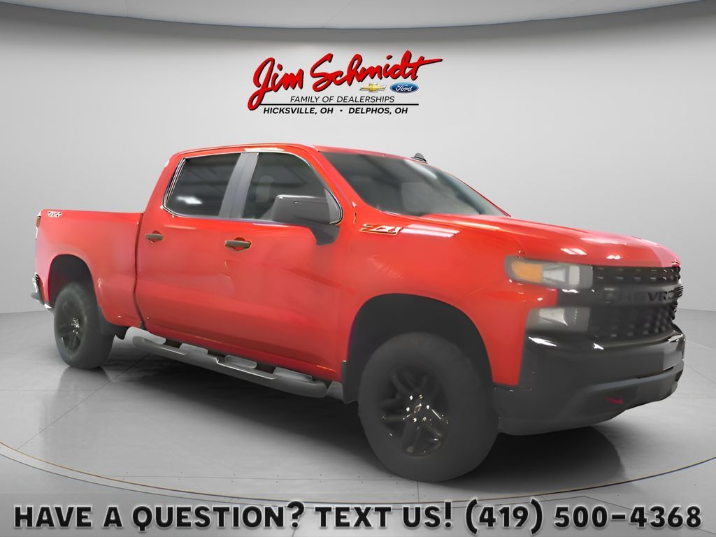 Red Hot 2022 Chevrolet Silverado 1500 Pickup Truck Four-Wheel Drive 8-Speed Automatic
