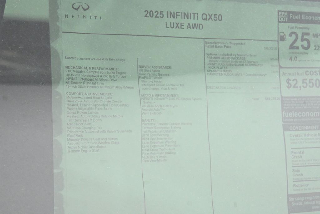 2025 INFINITI QX50 Luxe 28