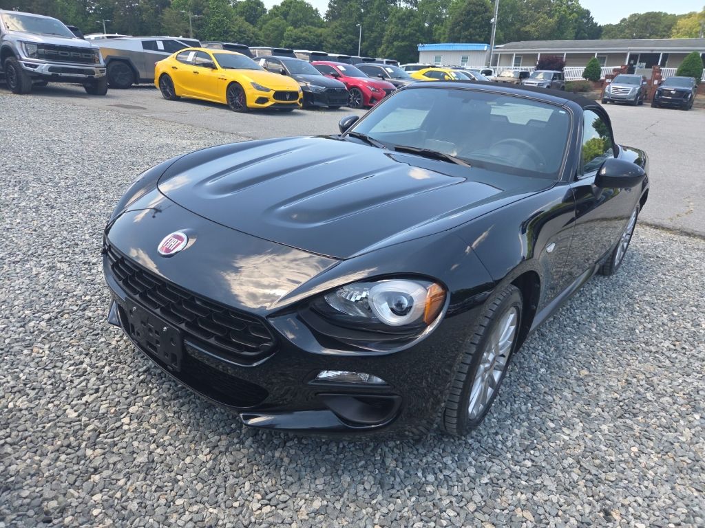 Forte Black Metallic 2018 FIAT 124 Spider Classica Convertible Rear-Wheel Drive 6-Speed Automatic