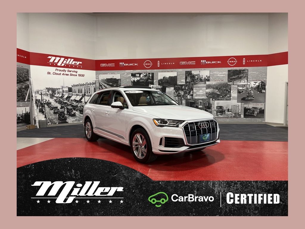 Carrara White 2023 Audi Q7 quattro Premium Plus 55 TFSI SUV / Crossover All-Wheel Drive 8-Speed Automatic