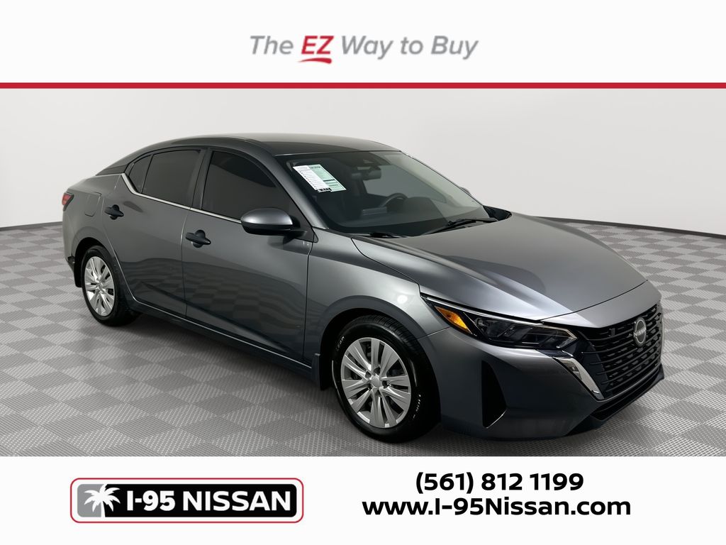 Gray (Gun Metallic) 2024 Nissan Sentra S FWD Sedan Front-Wheel Drive Continuously Variable Transmission