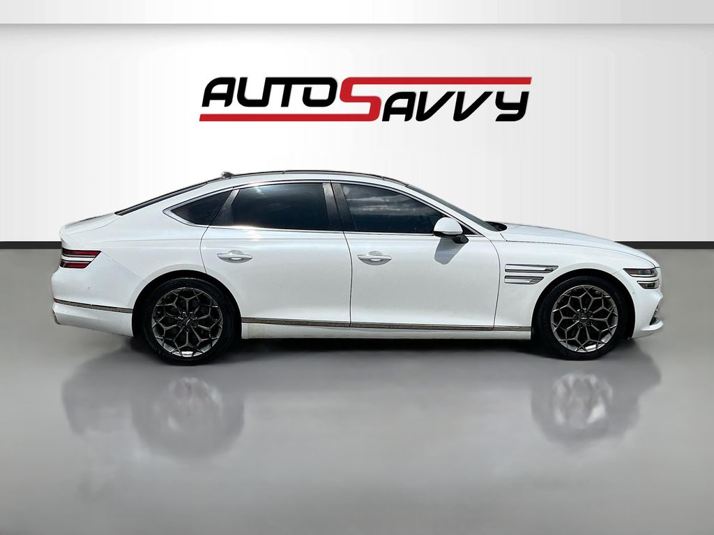 2021 Genesis G80 2.5T White at AutoSavvy Houston Northwest