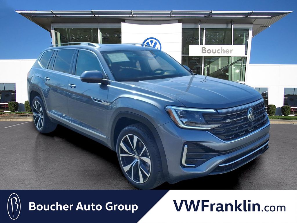 Platinum Gray Metallic 2025 Volkswagen Atlas SEL Premium R-Line 4Motion SUV / Crossover All-Wheel Drive 8-Speed Automatic