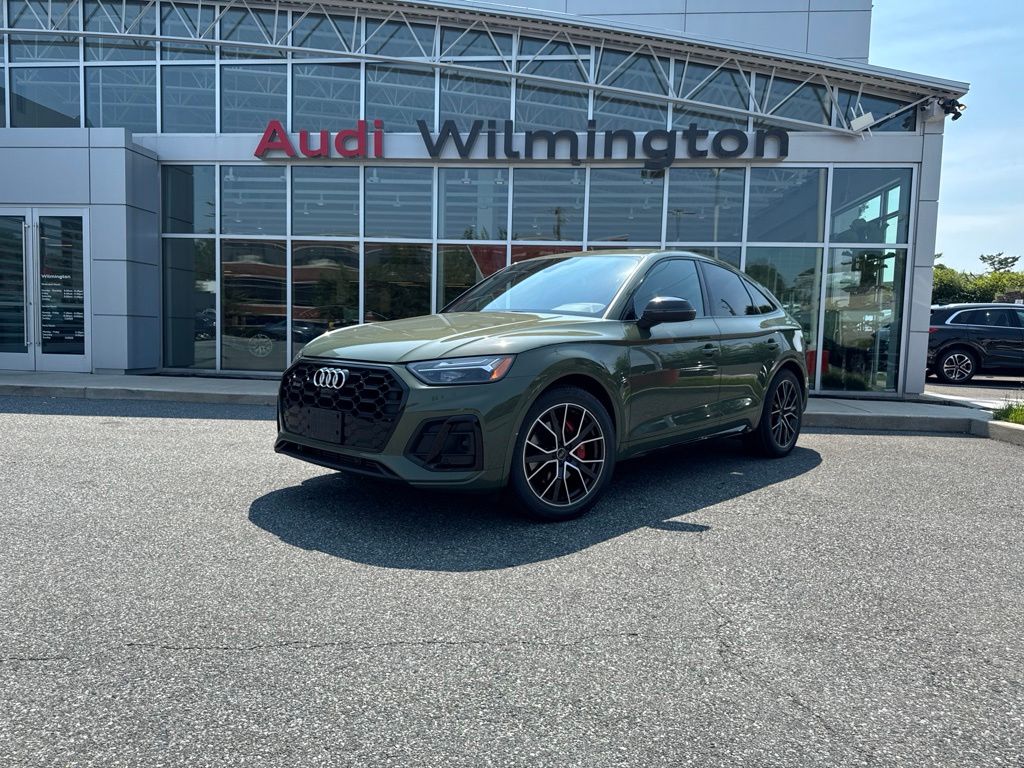 District Green Metallic 2023 Audi SQ5 Sportback Sedan All-Wheel Drive 8-Speed Automatic