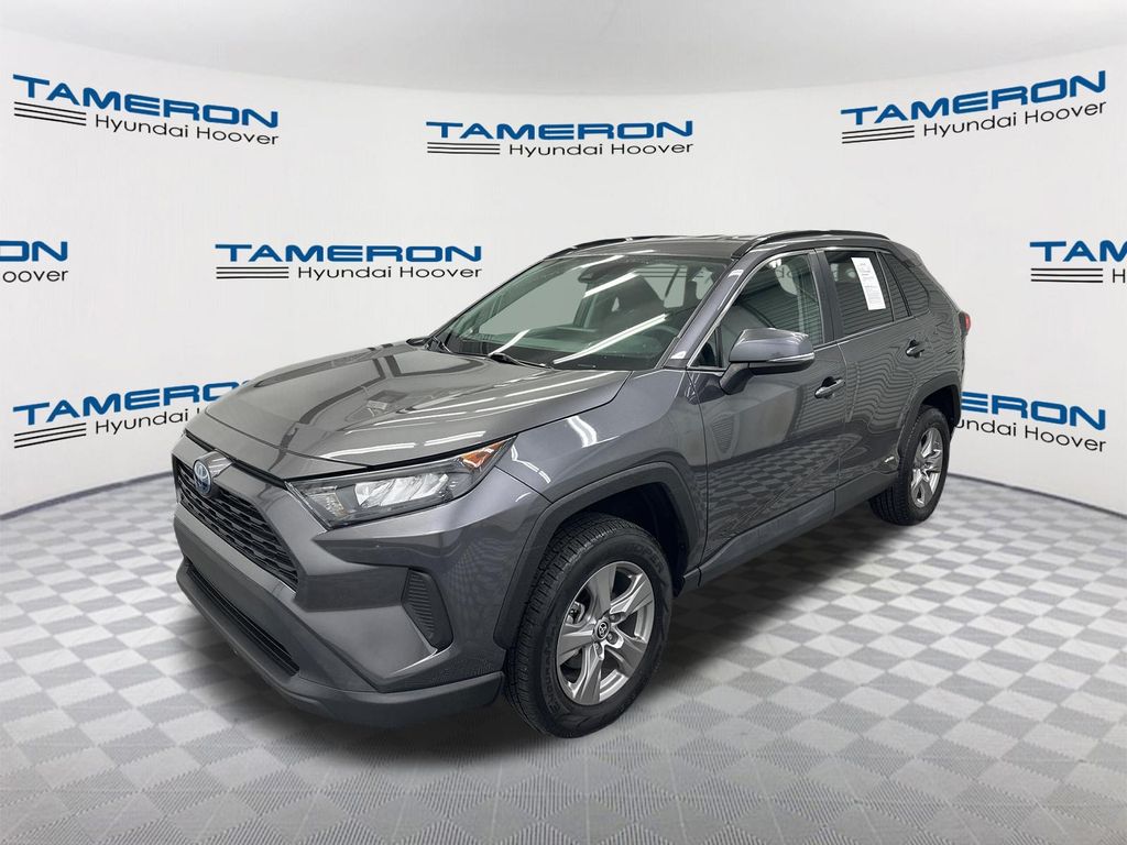 Magnetic Gray Metallic 2022 Toyota RAV4 Hybrid LE AWD SUV / Crossover All-Wheel Drive Continuously Variable Transmission