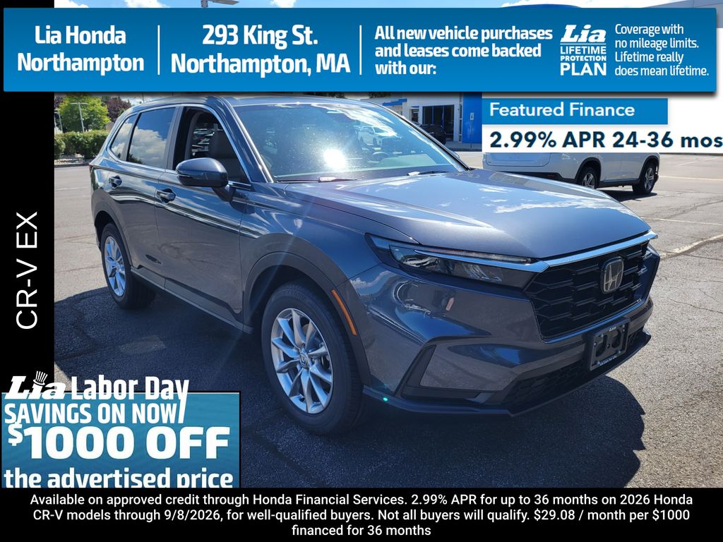 Meteorite Gray Metallic 2026 Honda CR-V SUV / Crossover All-Wheel Drive Continuously Variable Transmission