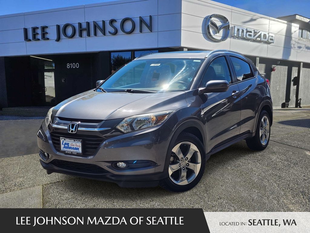 Gray (Modern Steel Metallic) 2017 Honda HR-V SUV / Crossover All-Wheel Drive Continuously Variable Transmission
