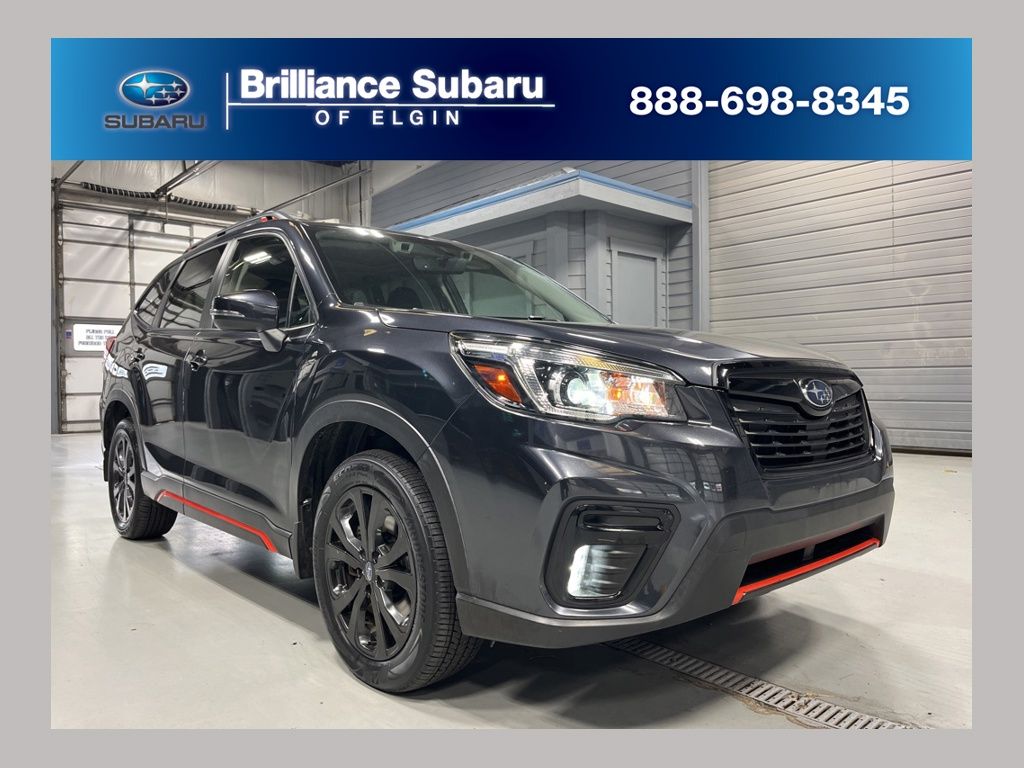 Dark Gray Metallic 2019 Subaru Forester SUV / Crossover All-Wheel Drive Continuously Variable Transmission