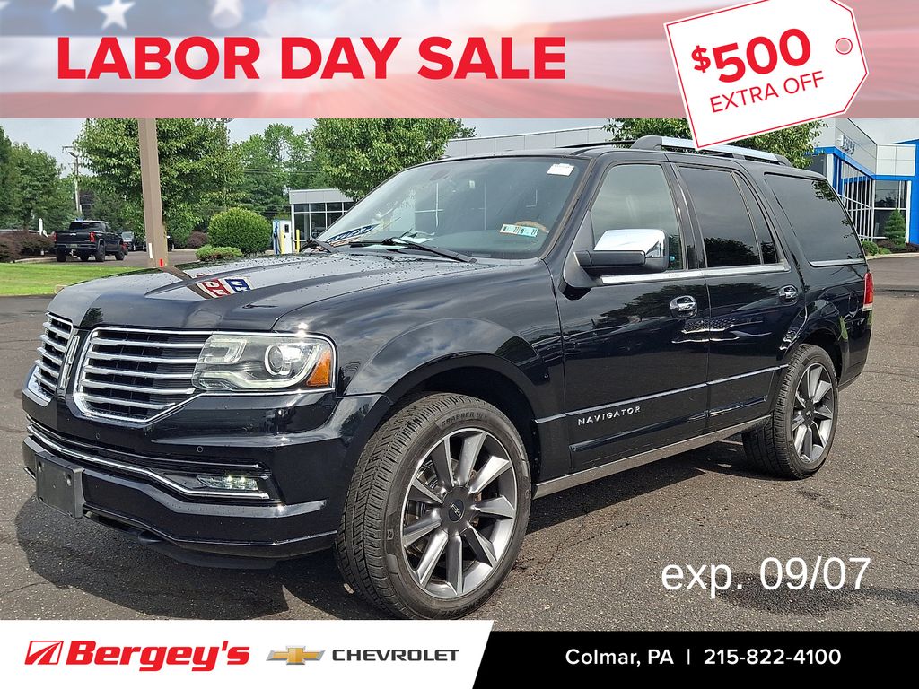 Velvet 2017 Lincoln Navigator SUV / Crossover Four-Wheel Drive 6-Speed Automatic