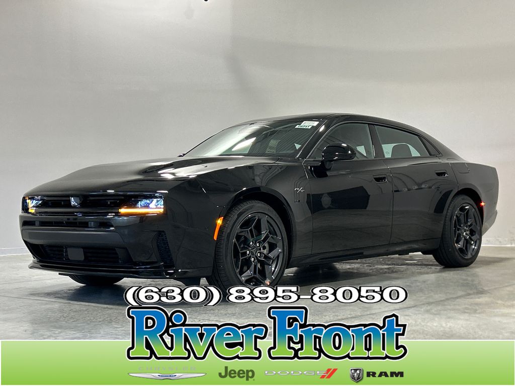 Diamond Black Crystal Pearlcoat 2026 Dodge Charger R/T Sedan AWD Sedan All-Wheel Drive 8-Speed Automatic