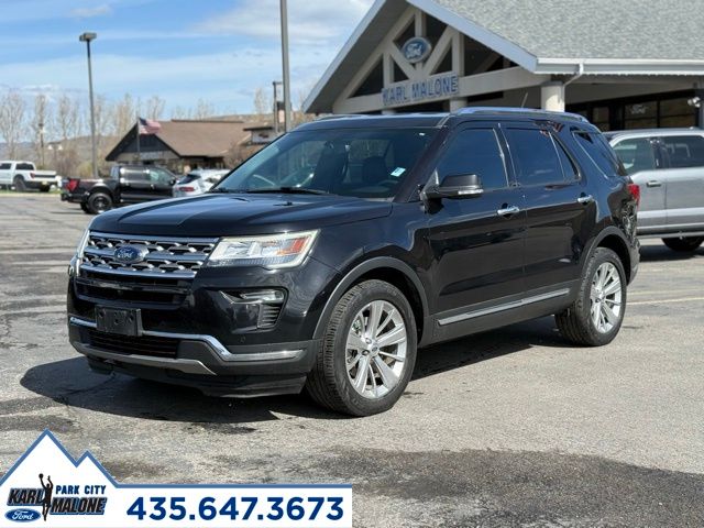 Black Metallic 2019 Ford Explorer Limited AWD SUV / Crossover All-Wheel Drive 6-Speed Automatic