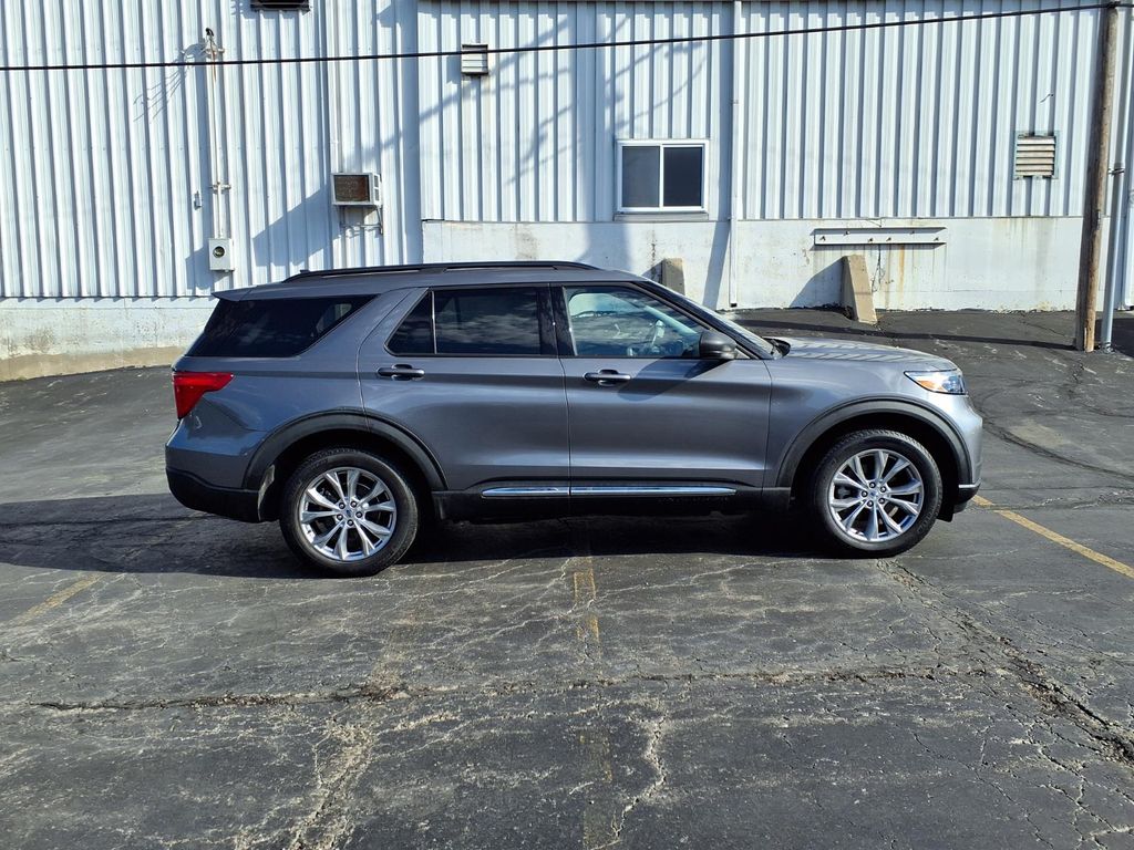 Certified 2021 Ford Explorer XLT with VIN 1FMSK8DHXMGC28419 for sale in Kansas City