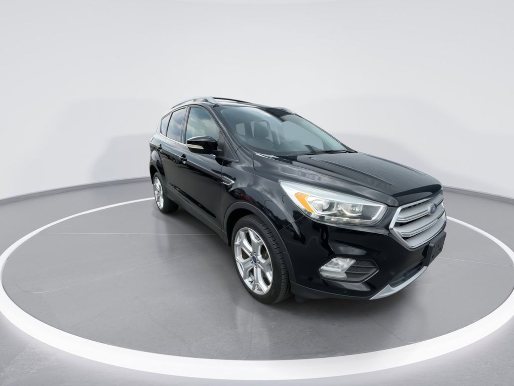 Used 2018 Shadow Black Ford Titanium image 2