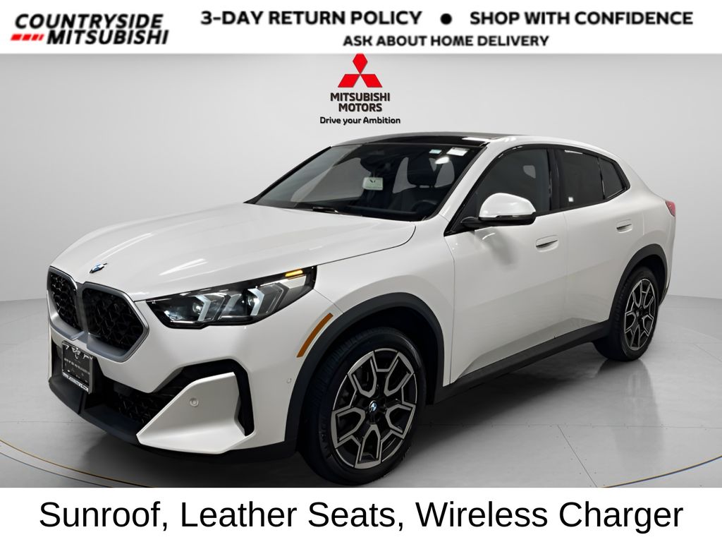 White Metallic 2025 BMW X2 SUV / Crossover All-Wheel Drive 7-Speed Automatic