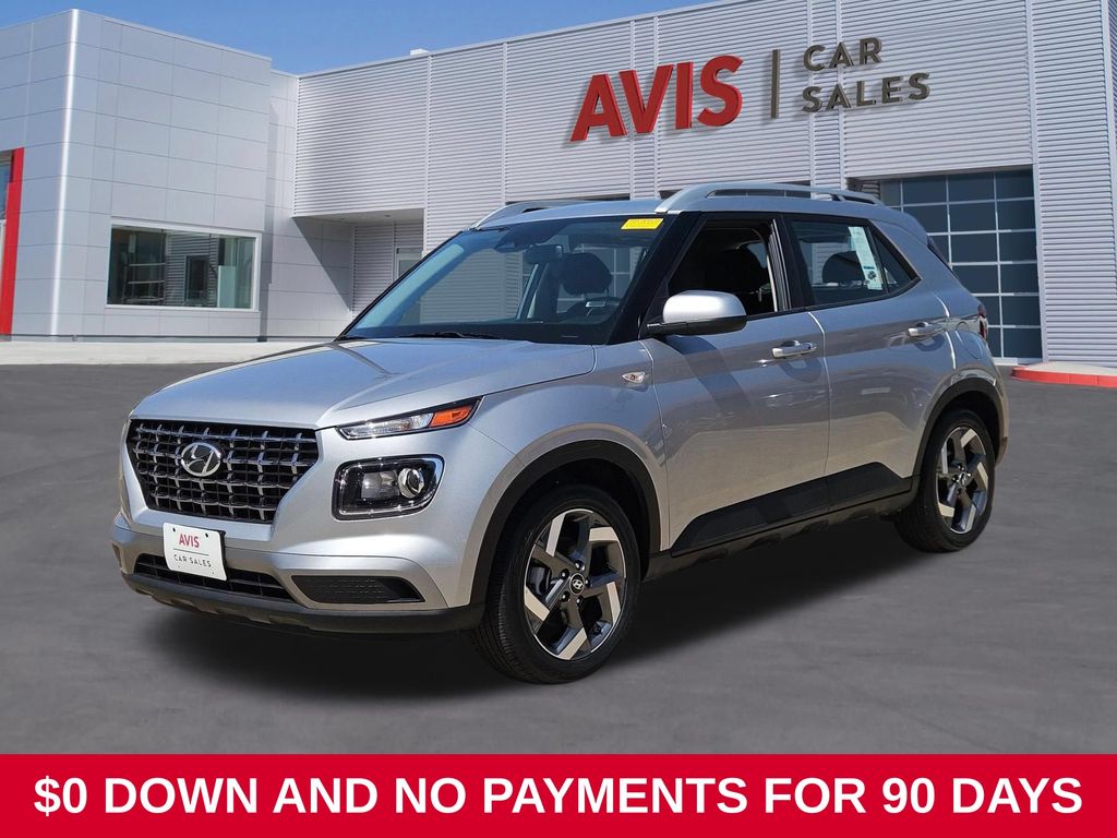 Shimmering Silver 2025 Hyundai Venue SUV / Crossover Front-Wheel Drive Continuously Variable Transmission