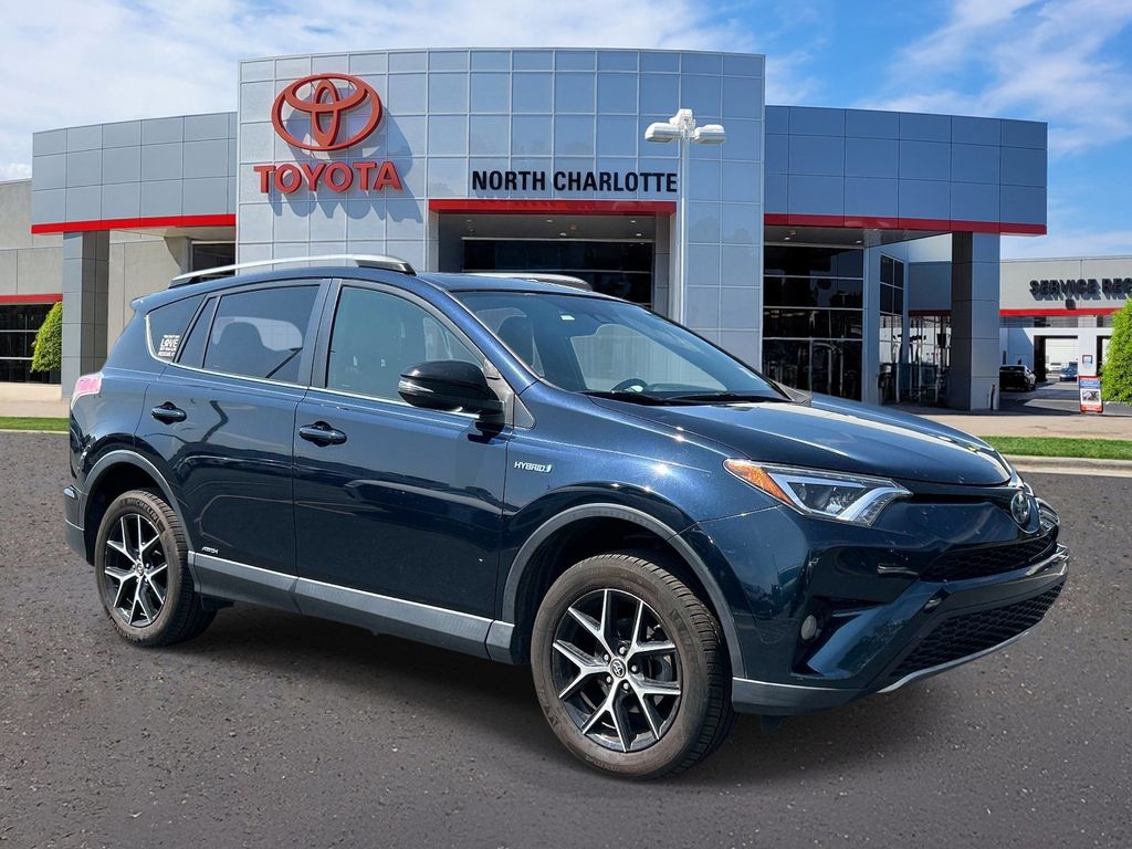 Teal (Galactic Aqua Mica) 2017 Toyota RAV4 Hybrid SUV / Crossover All-Wheel Drive Continuously Variable Transmission