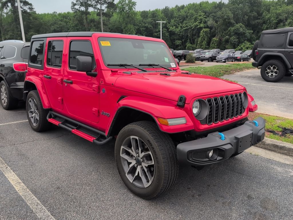 Firecracker Red Clearcoat 2024 Jeep Wrangler 4xe Sport S 4WD SUV / Crossover Four-Wheel Drive 8-Speed Automatic