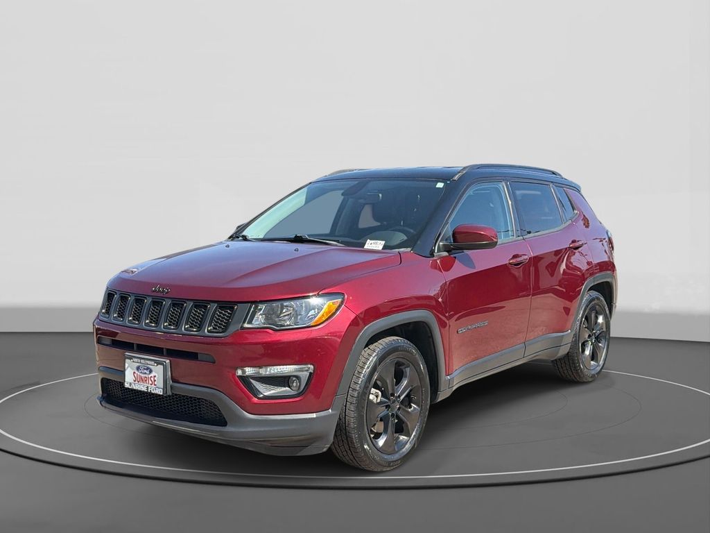 Velvet Red Pearlcoat 2021 Jeep Compass SUV / Crossover Front-Wheel Drive 6-Speed Automatic