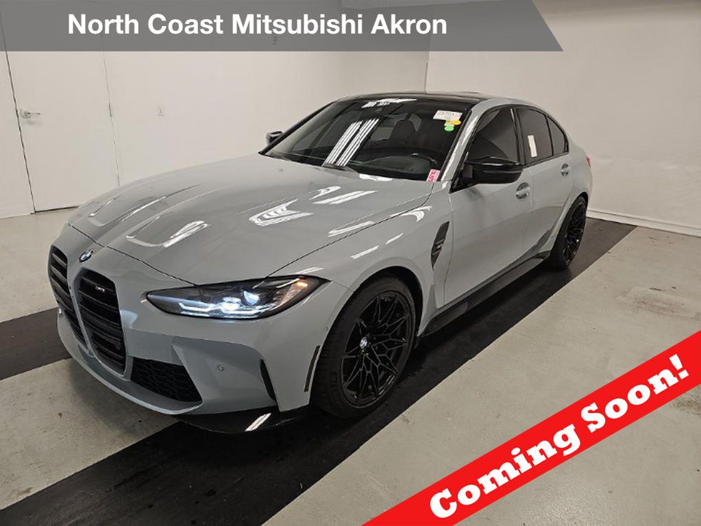 Brooklyn Gray Metallic 2022 BMW M3 RWD Sedan Rear-Wheel Drive 6-Speed Manual