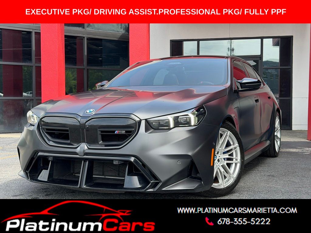 Gray (Frozen Deep Grey Metallic) 2026 BMW M5 Sedan All-Wheel Drive 8-Speed Automatic