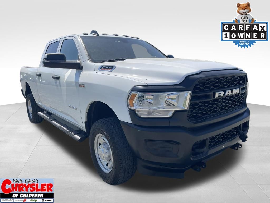 Bright White Clearcoat 2022 RAM 2500 Pickup Truck Four-Wheel Drive 8-Speed Automatic