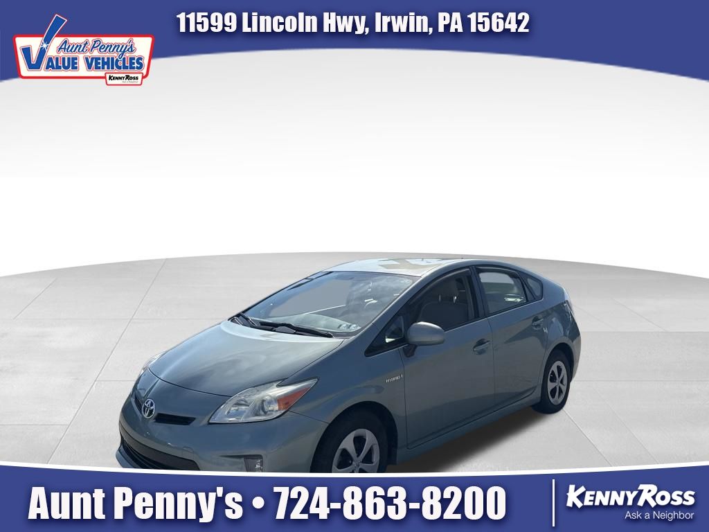 Sea Glass Pearl 2015 Toyota Prius Hatchback Front-Wheel Drive Continuously Variable Transmission