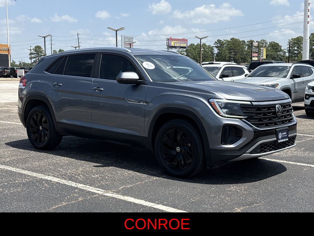 2024 Volkswagen Atlas Cross Sport 2.0T SE w/Technology Gray at DeMontrond Auto Country