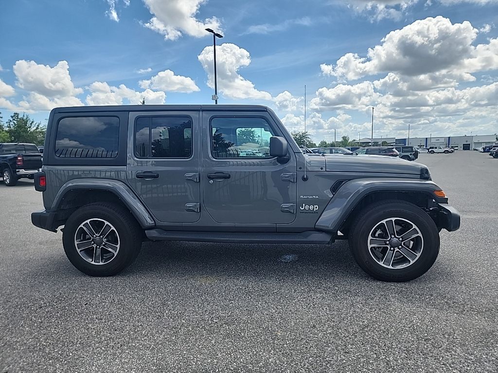 2023 Gray Jeep Wrangler Sahara 4X4 SUV