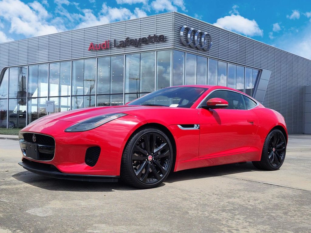 Red 2019 Jaguar F-TYPE Coupe Rear-Wheel Drive 8-Speed Automatic