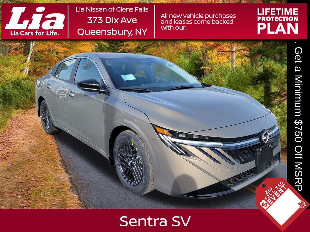 Imperial Bronze 2026 Nissan Sentra Sedan Front-Wheel Drive Continuously Variable Transmission