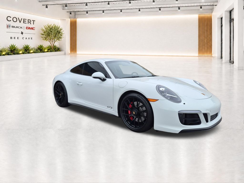 White 2018 Porsche 911 Coupe Rear-Wheel Drive 7-Speed Automatic