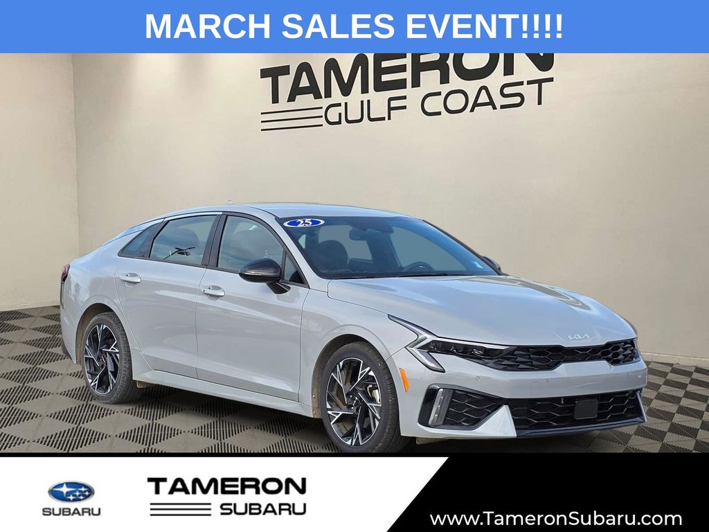 Wolf Gray 2025 Kia K5 GT-Line FWD Sedan Front-Wheel Drive 8-Speed Automatic