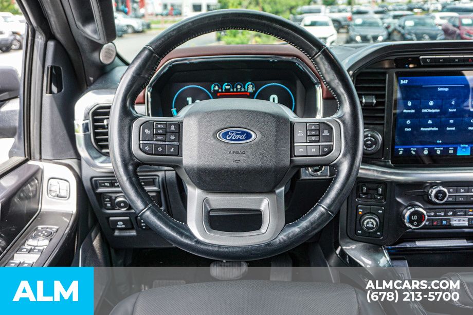 Used 2021 Gray Ford Lariat image 28