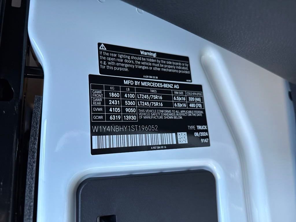 2025 Mercedes-Benz Sprinter 2500 Cargo 144 WB White at John Sisson Motors