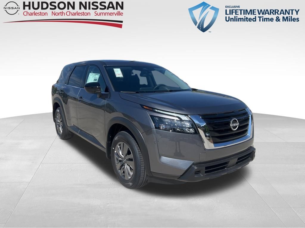 2025 Gun Metallic Nissan Pathfinder S FWD SUV