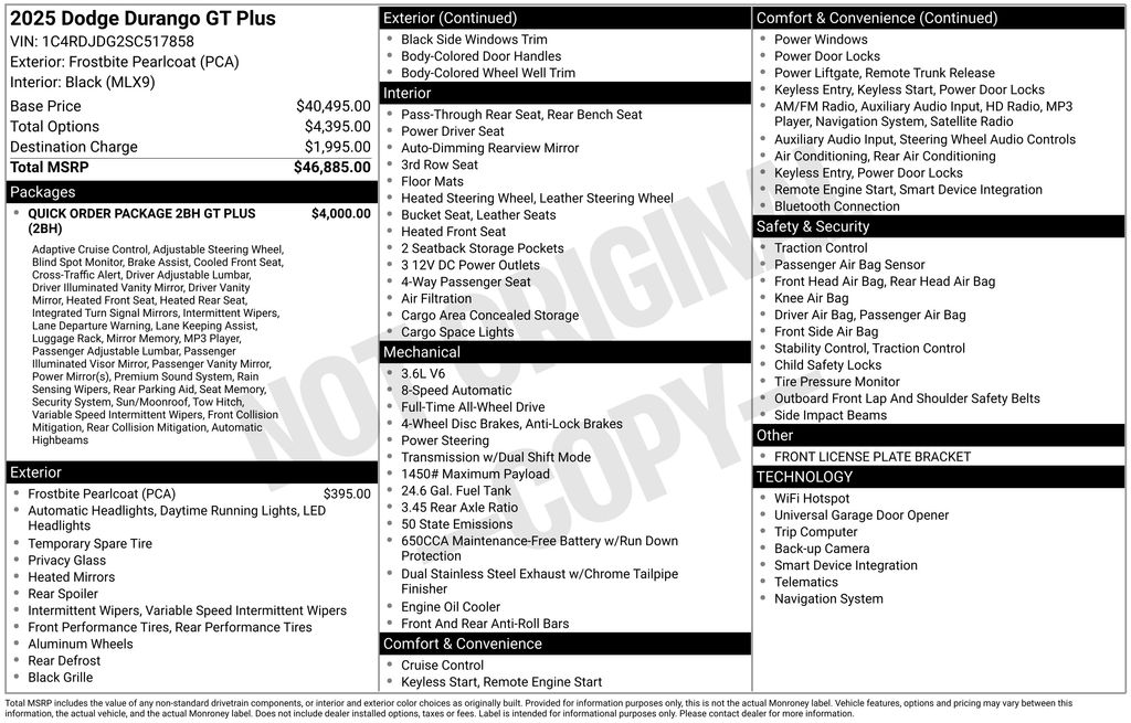 2025 Dodge Durango GT Plus AWD