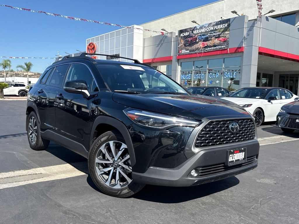 Jet Black 2024 Toyota Corolla Cross SUV / Crossover Front-Wheel Drive Continuously Variable Transmission