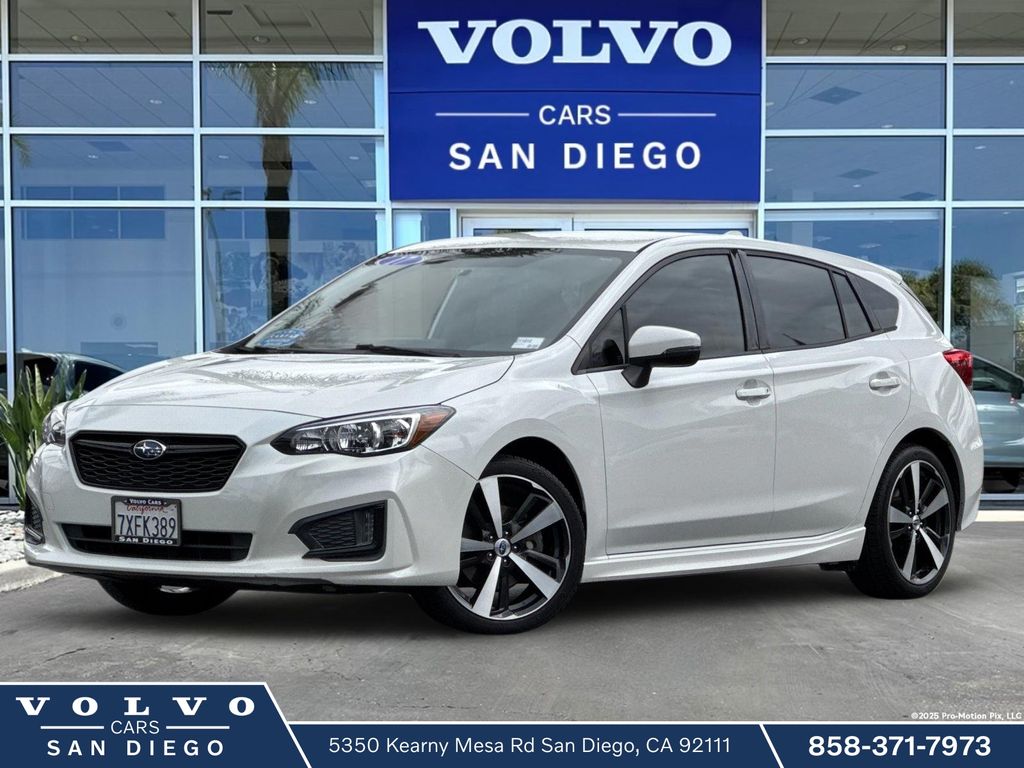 Crystal White Pearl 2017 Subaru Impreza 2.0i Sport Wagon Hatchback All-Wheel Drive Continuously Variable Transmission