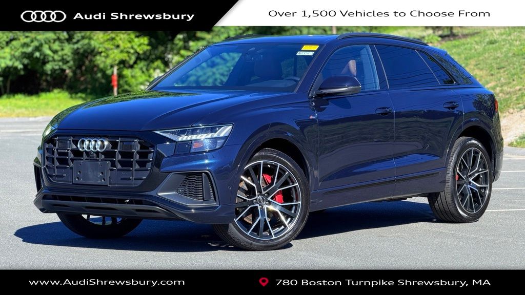 Waitomo Blue Metallic 2023 Audi Q8 quattro Premium Plus 55 TFSI SUV / Crossover All-Wheel Drive 8-Speed Automatic
